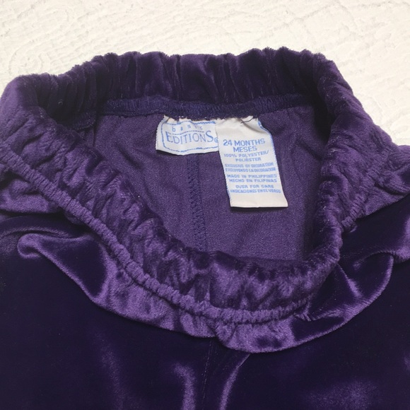 24m (5/$20) Velour Dressy Pants by Basic Editions - Picture 6 of 10